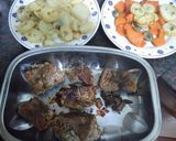 Foto del paso 7 de la receta: Carne rellena con papas batatas y calabaza al horno