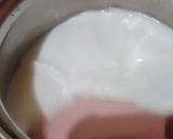 Foto langkah ke 3 dari resep Bubur singkong pandan kuah santan.