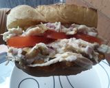 Foto del paso 9 de la receta: Sándwich🍞🍅🍗 de pollo🤔🥪😋