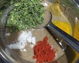 A picture of step 3 of Horse gram pudla.
