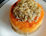 Foto del paso 12 de la receta: Calabaza rellena de quinoa y champiñones