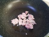 ถั่วแขก หมูสับ ใส่น้ำมันพริกจีน