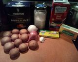 A picture of step 1 of Brown mushroom gravy.