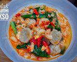 Foto langkah ke 3 dari resep Seblak Makaroni Bakso (Kuah Pedas).