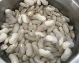 A picture of step 2 of Giant beans in the oven|plant based & vegan.