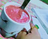 A picture of step 1 of Pinky healthy Smoothie.