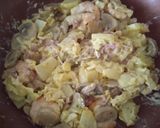 Foto del paso 5 de la receta: Revoltillo de jamón champiñones y langostinos
