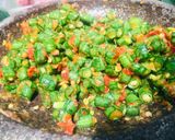 Foto langkah ke 2 dari resep Sambal Pencok Kacang Panjang Tempe.