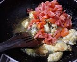 A picture of step 4 of Chicken Karhai.