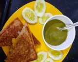A picture of step 4 of Delicious Chicken tikka sandwich.