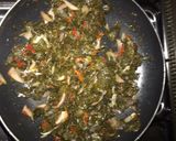A picture of step 2 of Zogale sauceThis sauce is very nice and tasty u can eat it with rice or anything of ur choice.