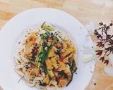 Hình bước làm 7 của món Mì udon xào rau quả chua cay 🍝
