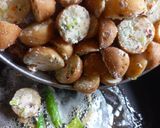 A picture of step 8 of Crispy cheese potato (baby potato with cornflour).