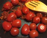 A picture of step 3 of Tomato creamy risotto.