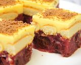 Meggyes vaníliapudingos süti recept fázis 11 fotója