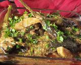 A picture of step 9 of Behari Style Bengan Aloo.
