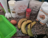 Foto del paso 1 de la receta: Bizcocho de plátano y pepitas de chocolate y nueces