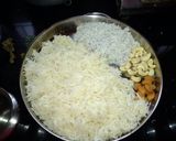 A picture of step 2 of Coconut rice.