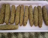 A picture of step 8 of Pan fry seekh kebab.