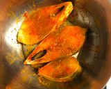 A picture of step 1 of Ilish Macher Biryani (Hilsa Fish Biryani - Bengali style).