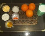 A picture of step 1 of Orange sown dessert.