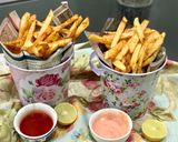 A picture of step 5 of Masala fries 🍟.