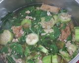 Hình bước làm 3 của món Canh cua rau đay