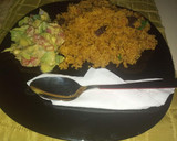 A picture of step 27 of Pilau with guacamole.