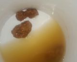 A picture of step 1 of Gur sharbat.