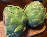A picture of step 1 of California Farm Artichoke in Lemon Water.