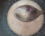 A picture of step 2 of Dilkush or sweet bread with coconut and tutti frutti filling.