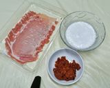 รูปขั้นตอนการทำที่ 1 ของ หมูชาบูผัดเผ็ด