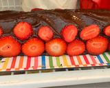 Foto del paso 7 de la receta: Pionono de manzana con top de chocolate y fresones de temporada