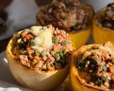 A picture of step 10 of High Protein Low Carb Spaghetti Squash!.