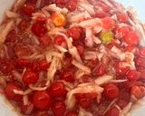Foto del paso 1 de la receta: Dulce de tomates y manzana
