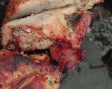 Pas rețetă Carne de porc la cuptor cu sos de soia + garnitură de pilaf 3 fotografie