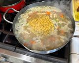 A picture of step 4 of Homemade Chicken Noodle Soup.
