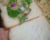 A picture of step 3 of Potato toast.