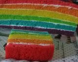 Foto langkah ke 11 dari resep Rainbow cake butercream super lembuutt.