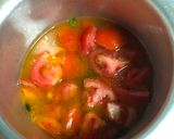 A picture of step 3 of Tomato Rasam.