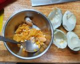 金沙凍豆腐（快速家常菜料理）的食譜步驟2照片