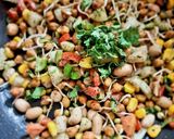 A picture of step 3 of Desi Sprouts Chaat.