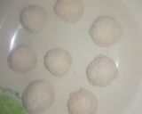 A picture of step 2 of Coconut bombs.