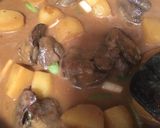 Foto langkah ke 3 dari resep Semur Hati Ayam Kentang.