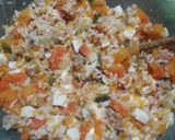 Foto del paso 3 de la receta: Tarta de verdura con arroz y paty
