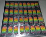 Foto langkah ke 7 dari resep Lidah Kucing Rainbow Garing, Kriuk, Kress Kress.