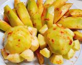 Hình bước làm 3 của món Cóc lắc muối tôm