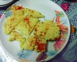 A picture of step 6 of Rj special Gujju special Dhokla.