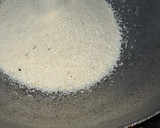 A picture of step 1 of Rava Upma.