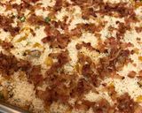 A picture of step 5 of Cheesy Chicken Noodle Casserole.
